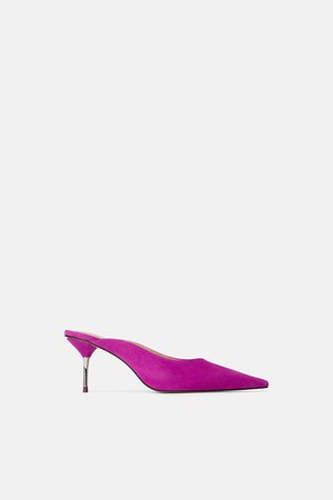 HEELED LEATHER MULES - Party Shoes-SHOES-WOMAN | ZARA United States