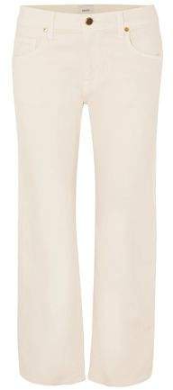 Wendell Cropped High-rise Wide-leg Jeans
