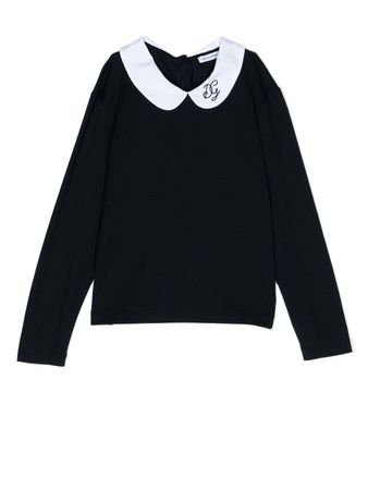Dolce & Gabbana Kids Peter Pan-collar Cotton T-shirt - Farfetch