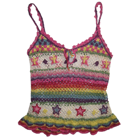 Hysteric Glamour Crochet Tank Top