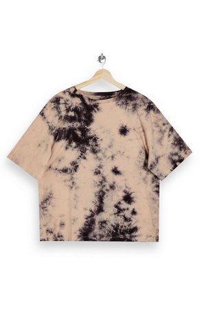 Black and Pink Tie Dye T-Shirt | Topshop