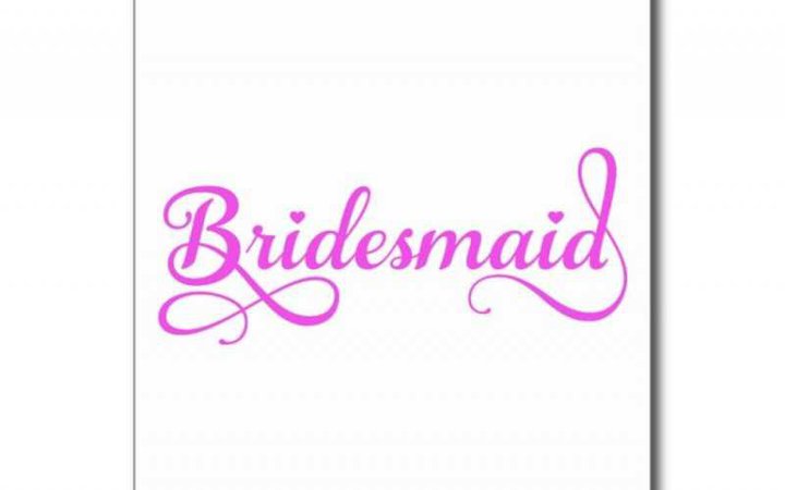 Bridesmaid Word Clipart | Clipart Panda - Free Clipart Images