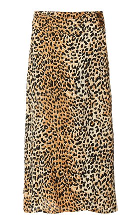 Valois Leopard Midi Skirt by Faithfull The Brand | Moda Operandi