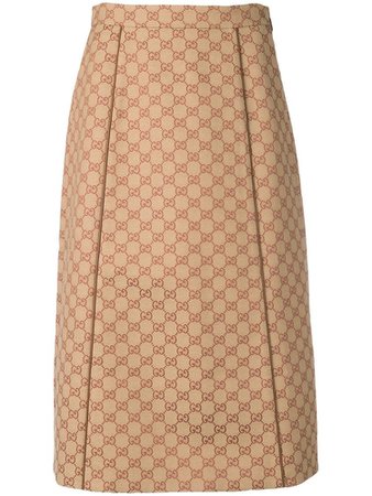 Gucci GG canvas skirt
