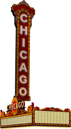 Chicago Theater Marquee