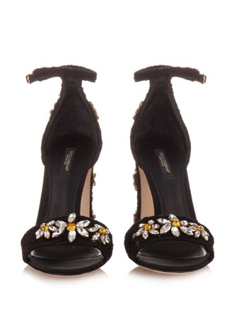 Daisy Crystal-embellished Sandals Dolce & Gabbana