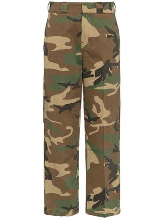 R13 camouflage print trousers $198 - Buy AW18 Online - Fast Global Delivery, Price