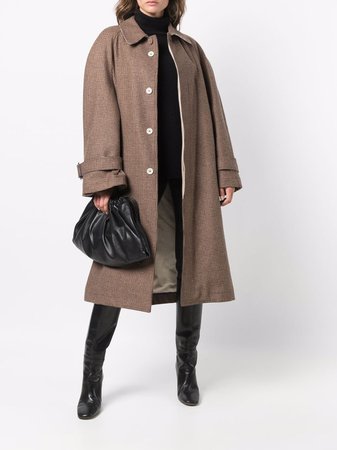 Jejia check oversized coat - FARFETCH