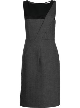 Christian Dior pre-owned two-tone Sleeveless Fitted Dress - Farfetch