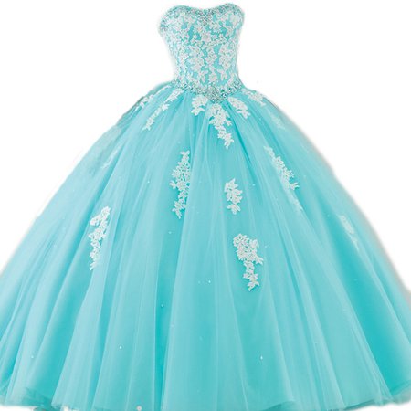 Amazing Aqua Blue Turquoise Quinceanera Dresses Puffy Ball Gown Crystals Lace Appliques Tulle Prom Party Gowns Sweep 16 Dresses Custom Made Quinceanera Dresses For Guests Quinceanera Dresses In El Paso From Weddingfactory, $200.0| DHgate.Com