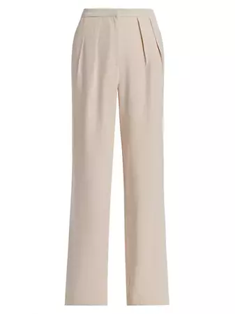 Shop Sabina Musáyev Charles Wide-Leg Pleated Trousers | Saks Fifth Avenue