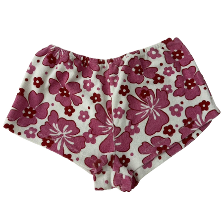 Pink Hibiscus Shorts