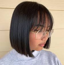 bob with thin bangs weave - Google Search