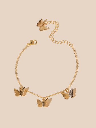 1pc Butterfly Chain Bracelet | ROMWE
