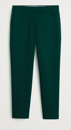 green pants
