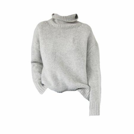 Light Grey Turtleneck Sweater