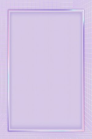 Purple vector 3D gride patterned frame