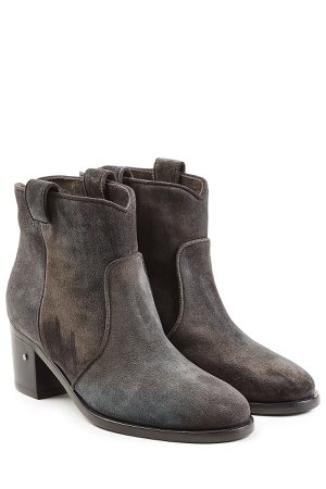 Suede Ankle Boots Gr. IT 36