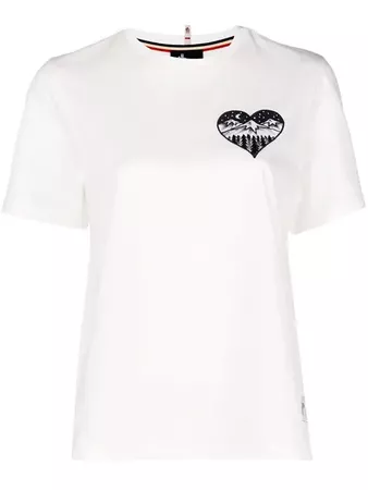 Moncler Grenoble heart mountain T-shirt £185 - Buy Online - Mobile Friendly, Fast Delivery