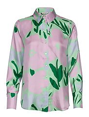 Toiveikas Talkoot Shirt (Violet, Green) (2150 kr) - Marimekko - | Boozt.com