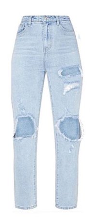 Light Blue Ripped Jeans