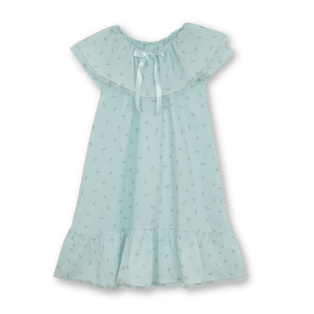 Blue Victorian Nightgown 2