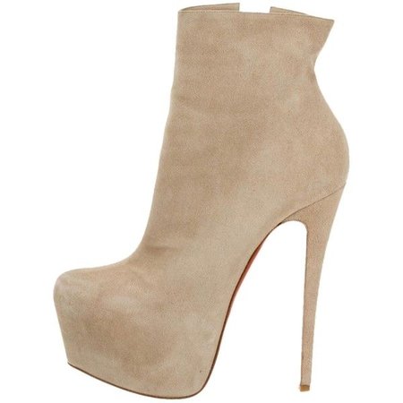 nude louboutin boots shoes