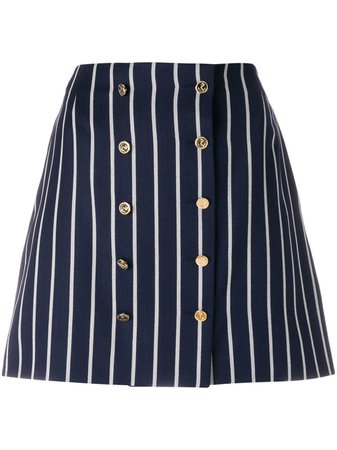 Thom Browne pinstripe mini skirt SS18