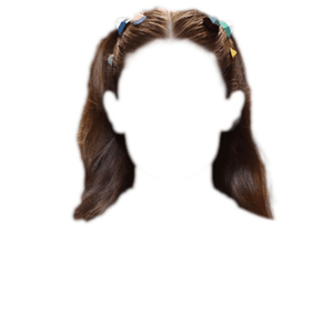 brown hair png clips