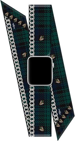 Cher Tartan 42mm/44mm Apple Watch(R) Scarf Watch Band