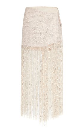 Capri Fringe Tweed Skirt by Jacquemus | Moda Operandi