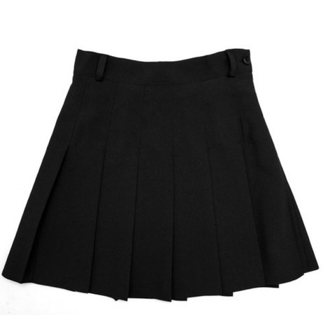 Black tennis skirt
