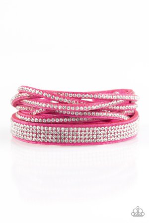 Pink Bangle Bracelets Set