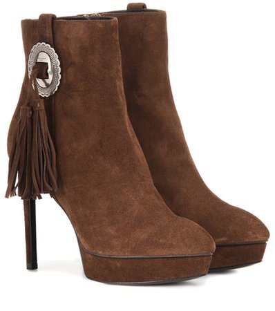 Janis 80 Concho suede ankle boots