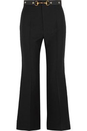 Gucci | Wool-jacquard wide-leg pants | NET-A-PORTER.COM