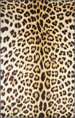 leopard animal print rug