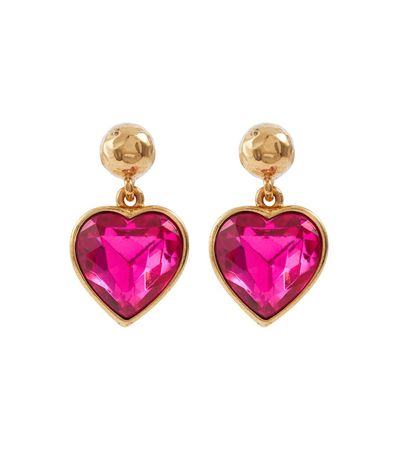 OSCAR DE LA RENTA Crystal-embellished earrings
