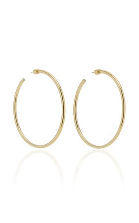 Classic 14k Rose Gold Hoop Earrings By Jennifer Fisher | Moda Operandi