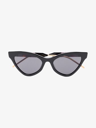 Gucci Eyewear black cat eye tinted sunglasses | Browns