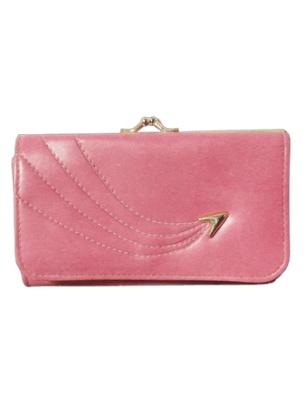 1950s Pink Wallet Atomic Vintage Pink