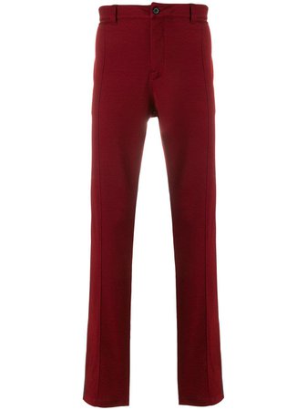 Red Lanvin Straight-Leg Trousers | Farfetch.com