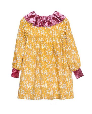 Cotton Tunic Amelia Mustard - Paade Mode