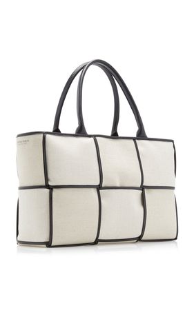 The Arco Medium Canvas Tote Bag By Bottega Veneta | Moda Operandi