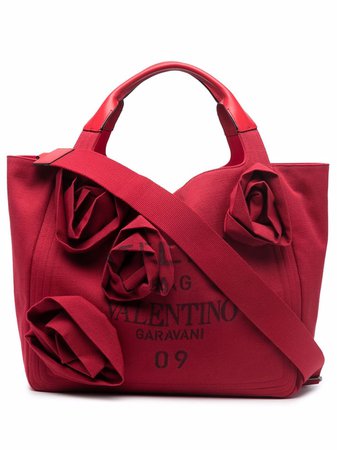 Valentino Garavani medium Atelier 09 Rose Blossom Edition tote bag - FARFETCH