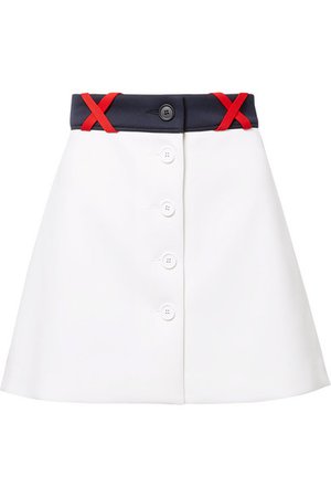 Miu Miu | Ponte mini skirt | NET-A-PORTER.COM