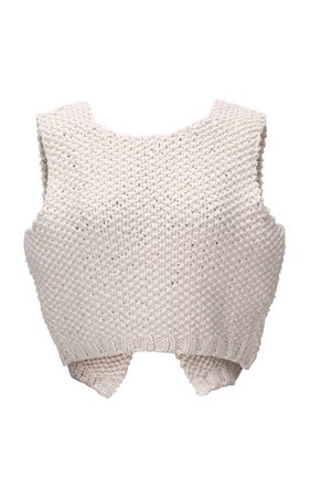Knit Cotton Crop Top By Le17 Septembre | Moda Operandi