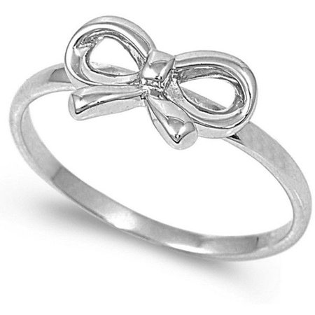 Silver Ribbon Ring