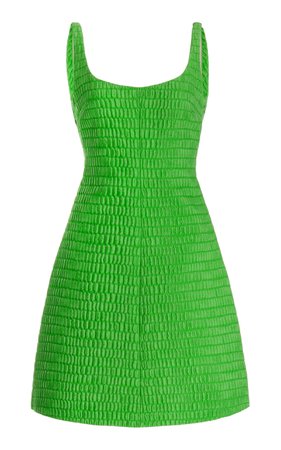 Taiga Croc-Jacquard Mini Dress By Emilia Wickstead | Moda Operandi