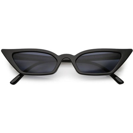 *clipped by @luci-her* Women's 90's Thin Retro Pointed Cat Eye Sunglasses C571