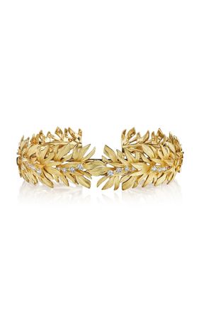 18k Yellow Gold Bahia Diamond Bracelet By Hueb | Moda Operandi